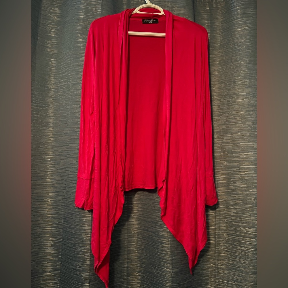 3/$15 Bizz Girl Pink Open Cardigan
